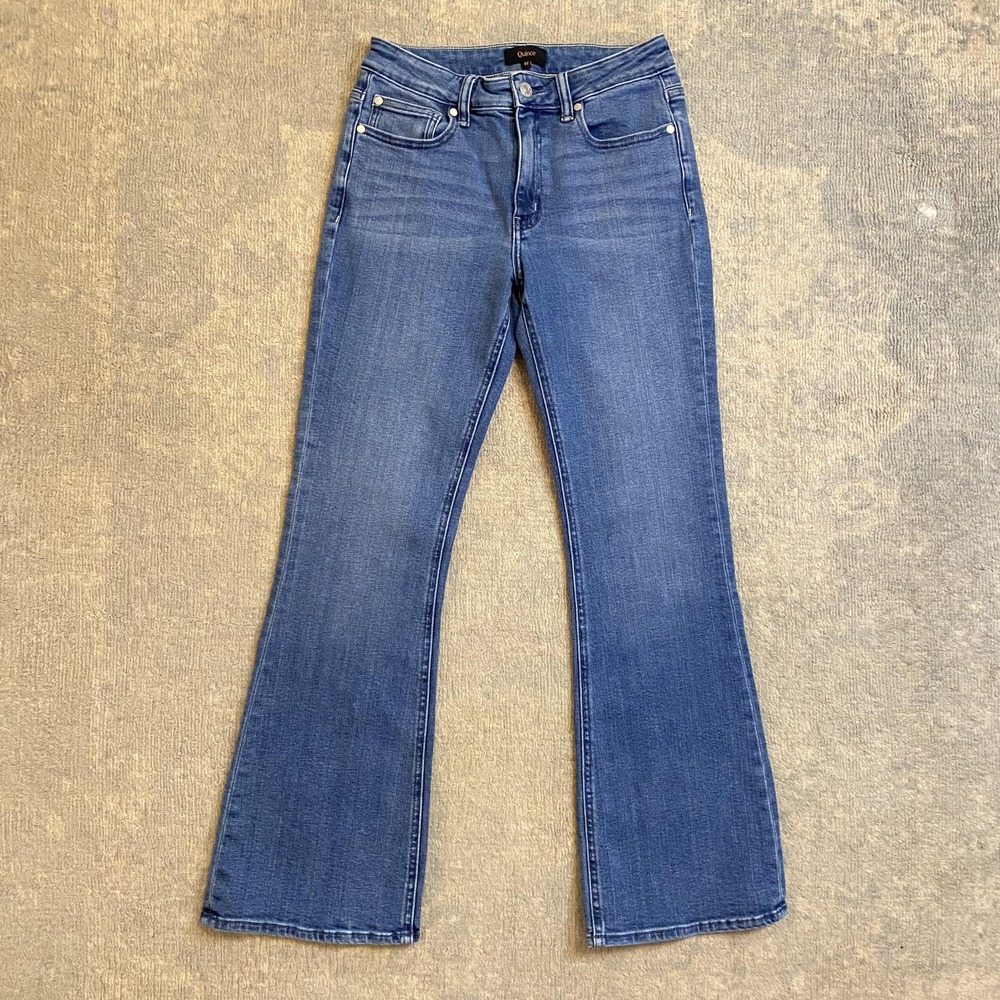 Quince Jeans Womens 27 27x29 Medium Wash Blue Mid Rise Bootcut Stretch Denim